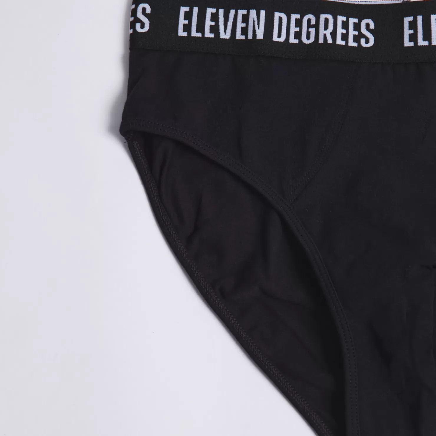 11 Degrees Socks & Underwear< 3 Pack Briefs – Black/Black/Black