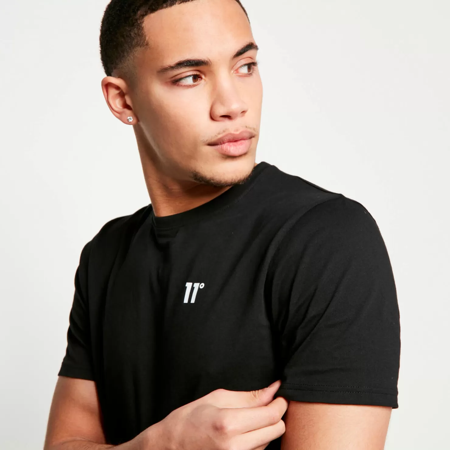 11 Degrees T-Shirts< 3 Pack Essential Short Sleeve T-Shirts – Black / White / Grey Marl