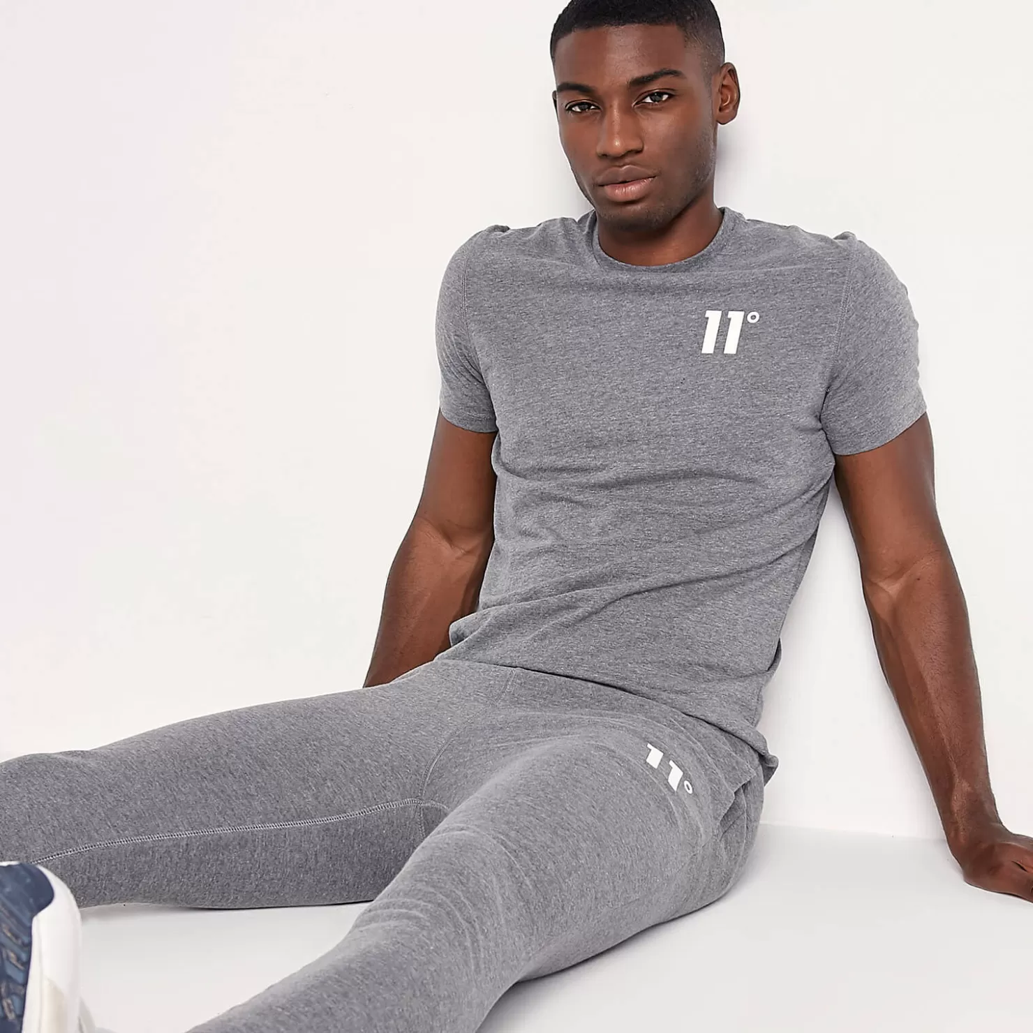11 Degrees Joggers< Core Joggers Skinny Fit – Charcoal Marl