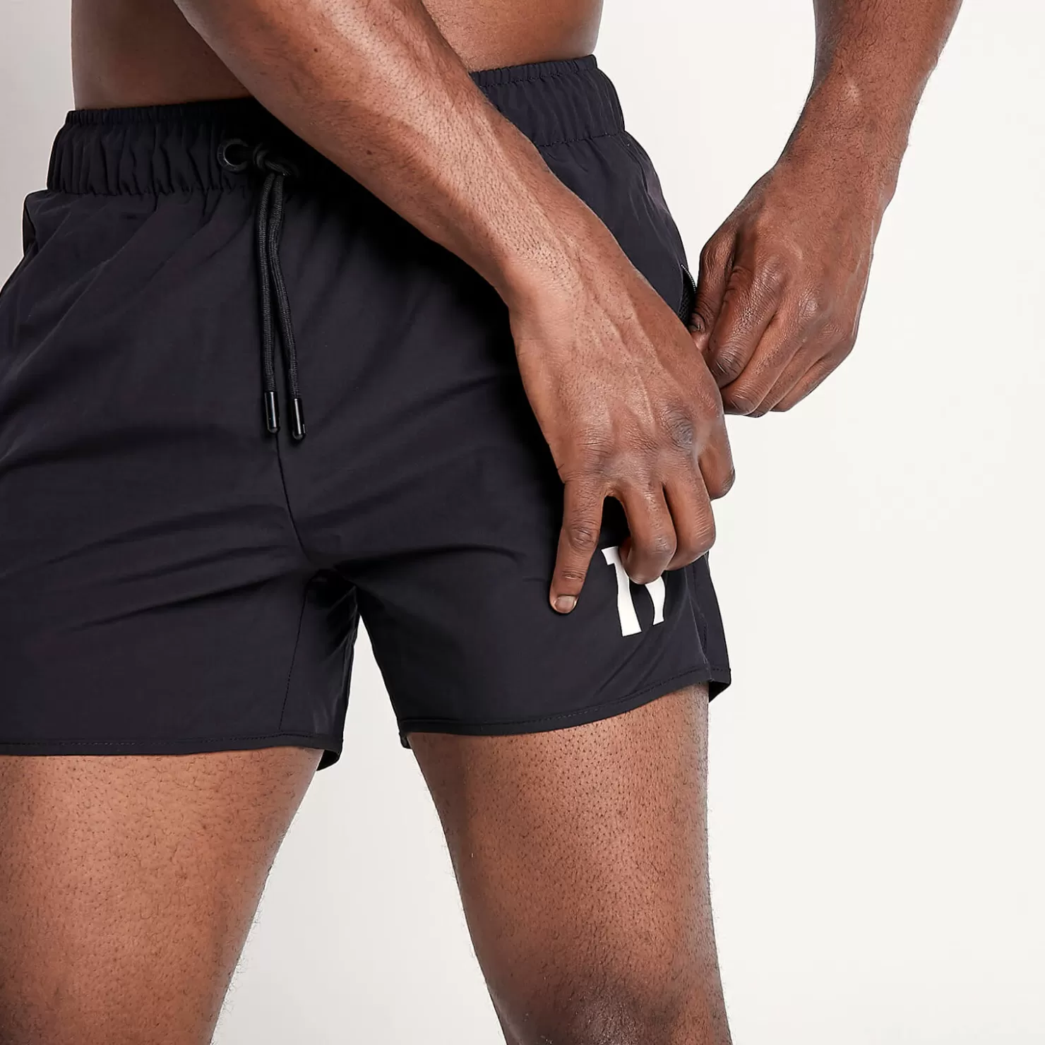 11 Degrees Swim Shorts< Core Swim Shorts – Black