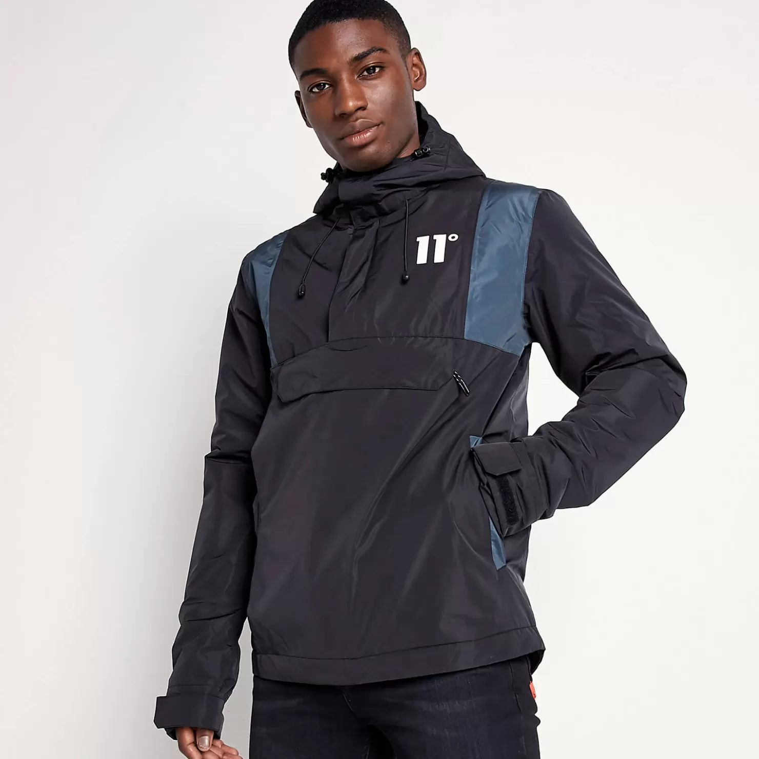 11 Degrees Jackets< Expedition Jacket – Black / Anthracite