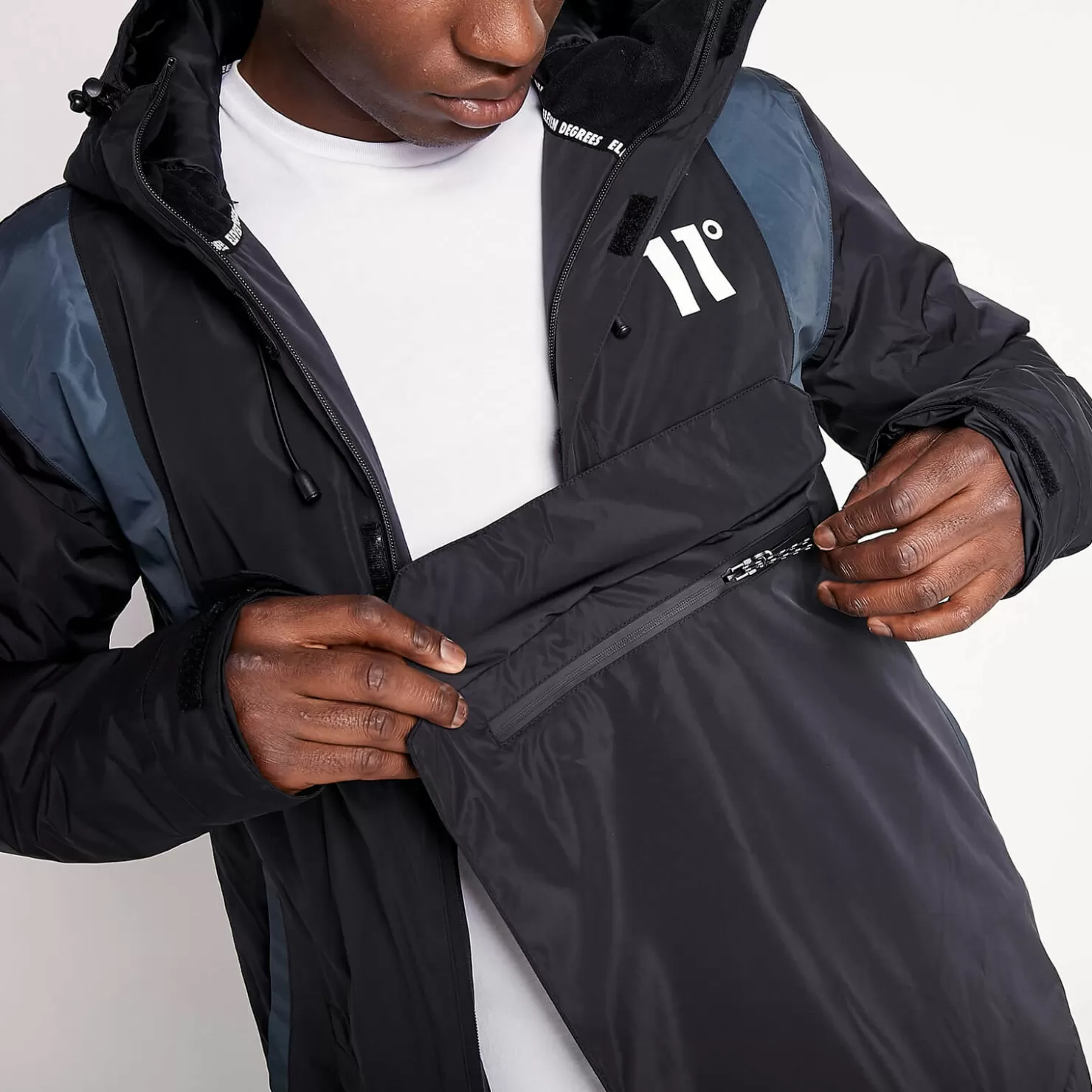 11 Degrees Jackets< Expedition Jacket – Black / Anthracite