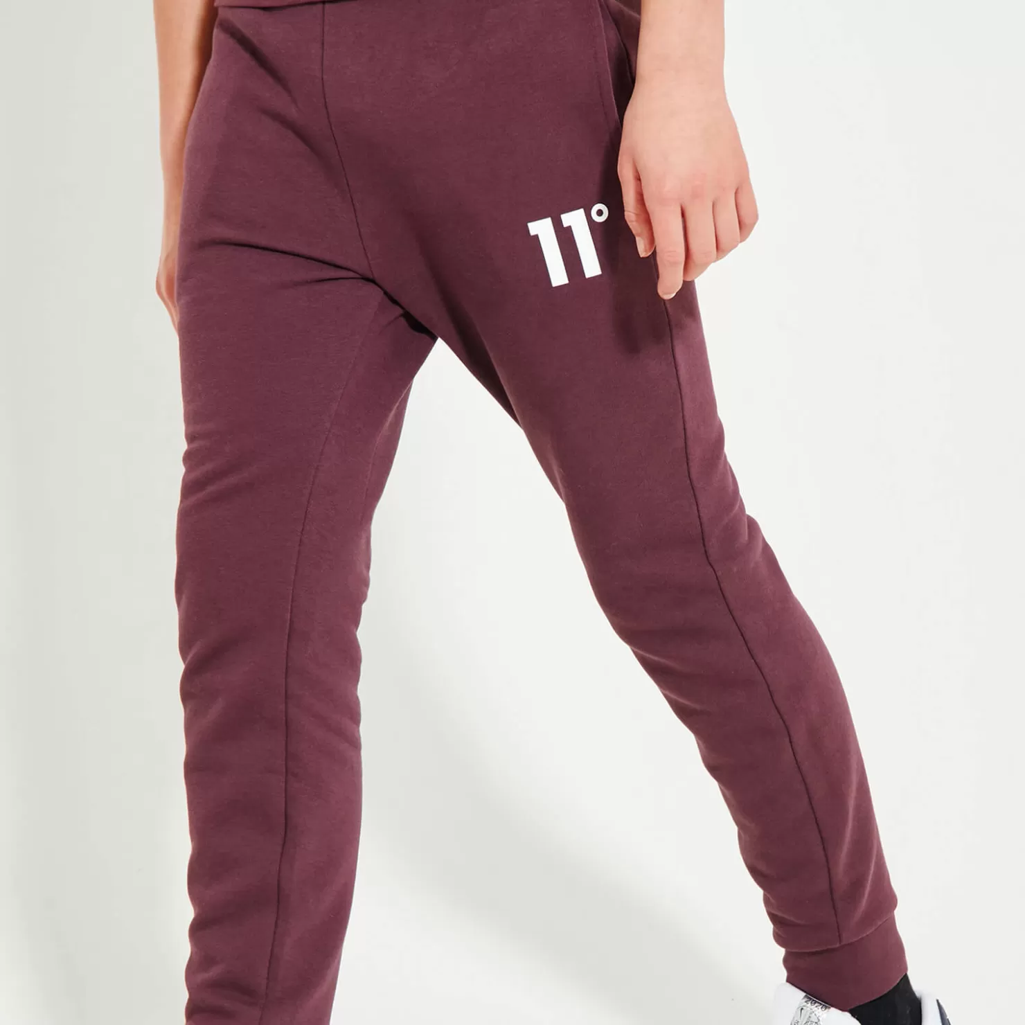 11 Degrees Joggers< Junior Core Joggers – Mulled Red