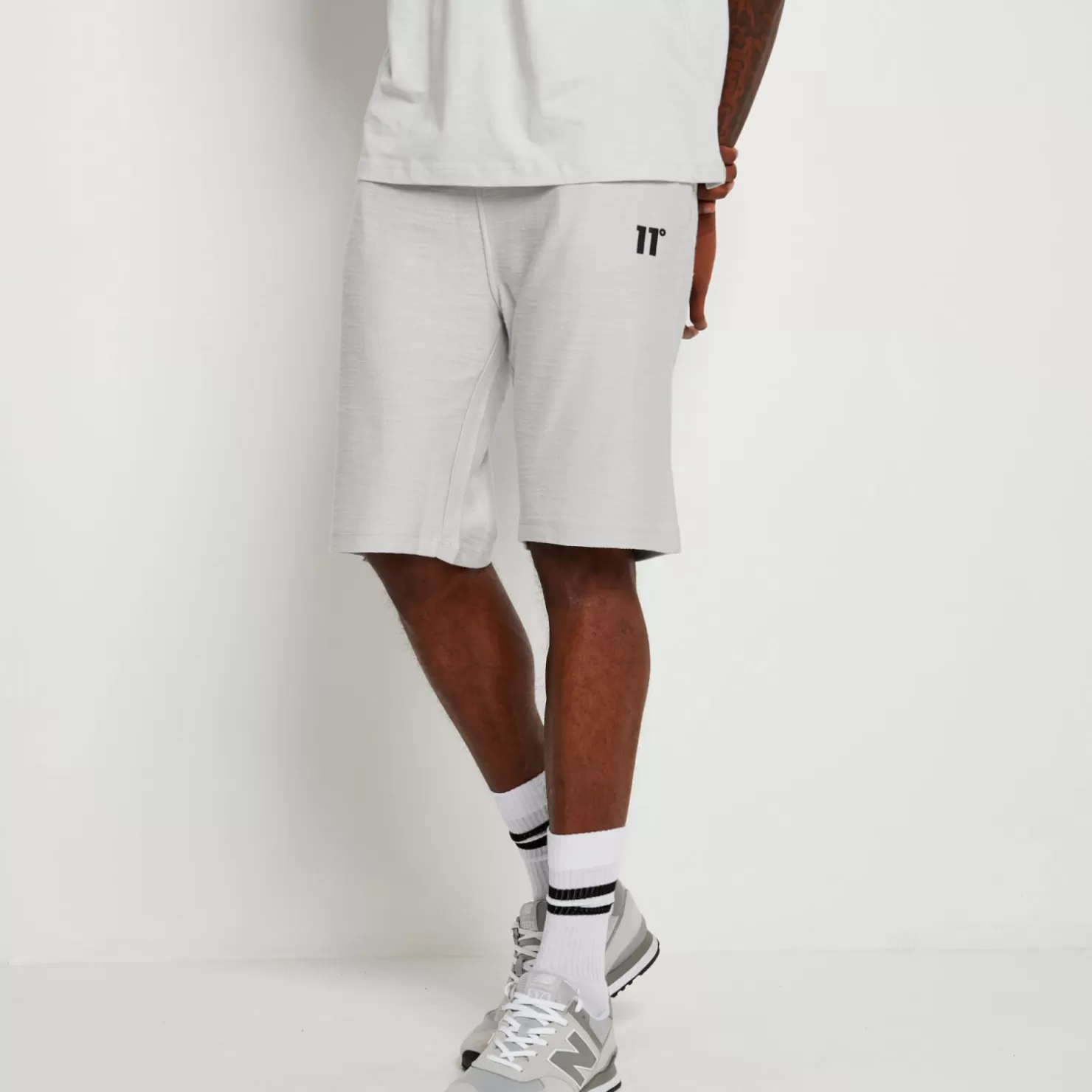 11 Degrees Shorts< Oversized Flight Shorts – Vapour Grey