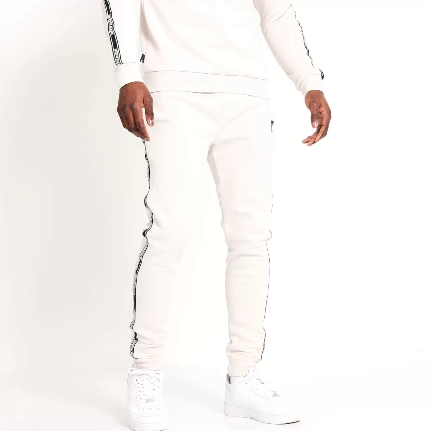 11 Degrees Joggers< Taped Joggers - Seed Beige