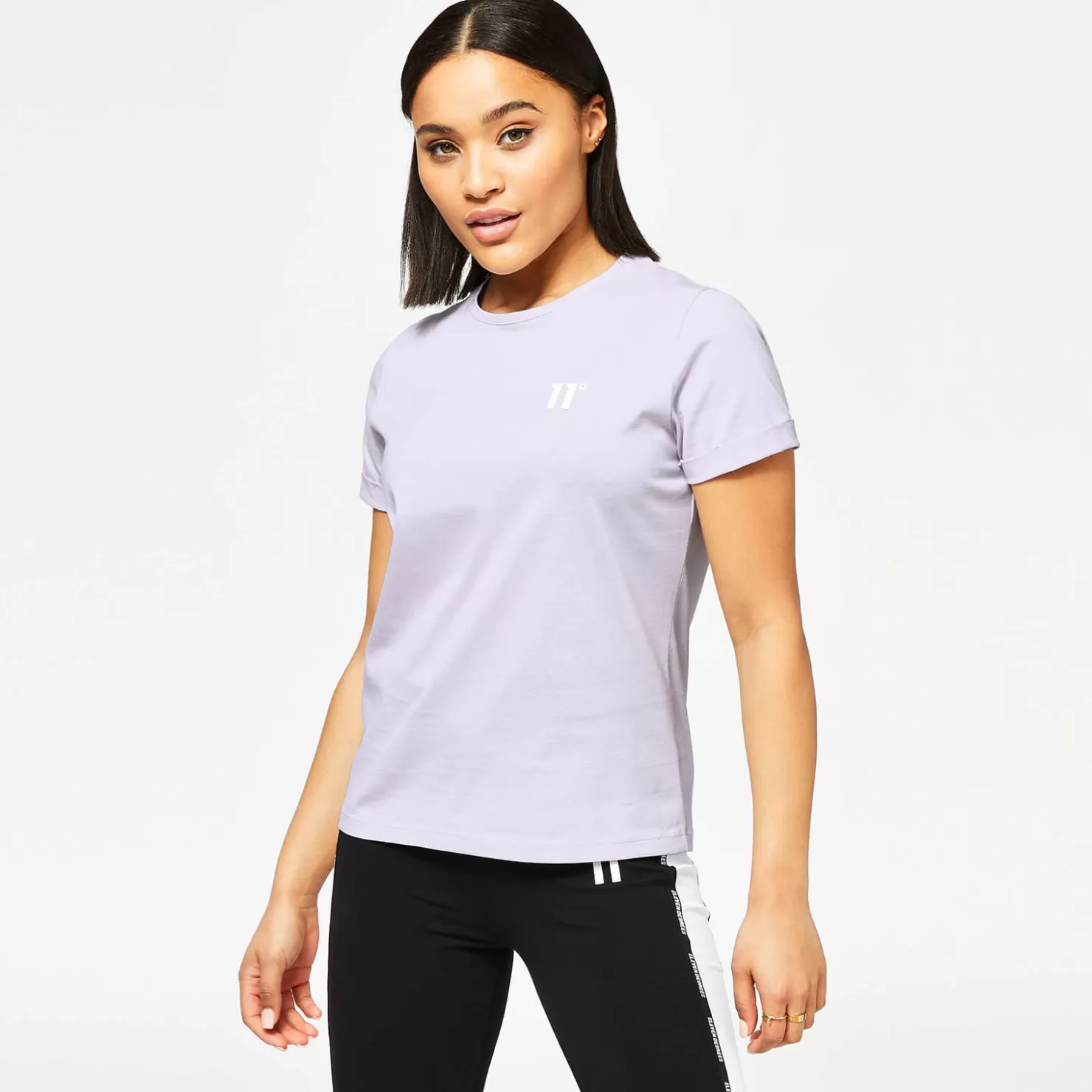 11 Degrees T-Shirts< Womens Core Short Sleeve T-Shirt – Pastel Lilac