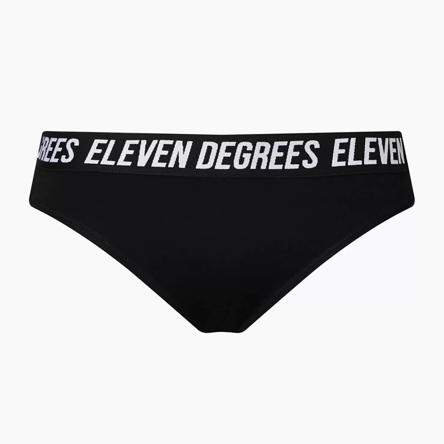 11 Degrees Underwear< Womens Cotton Underwear Briefs – Black