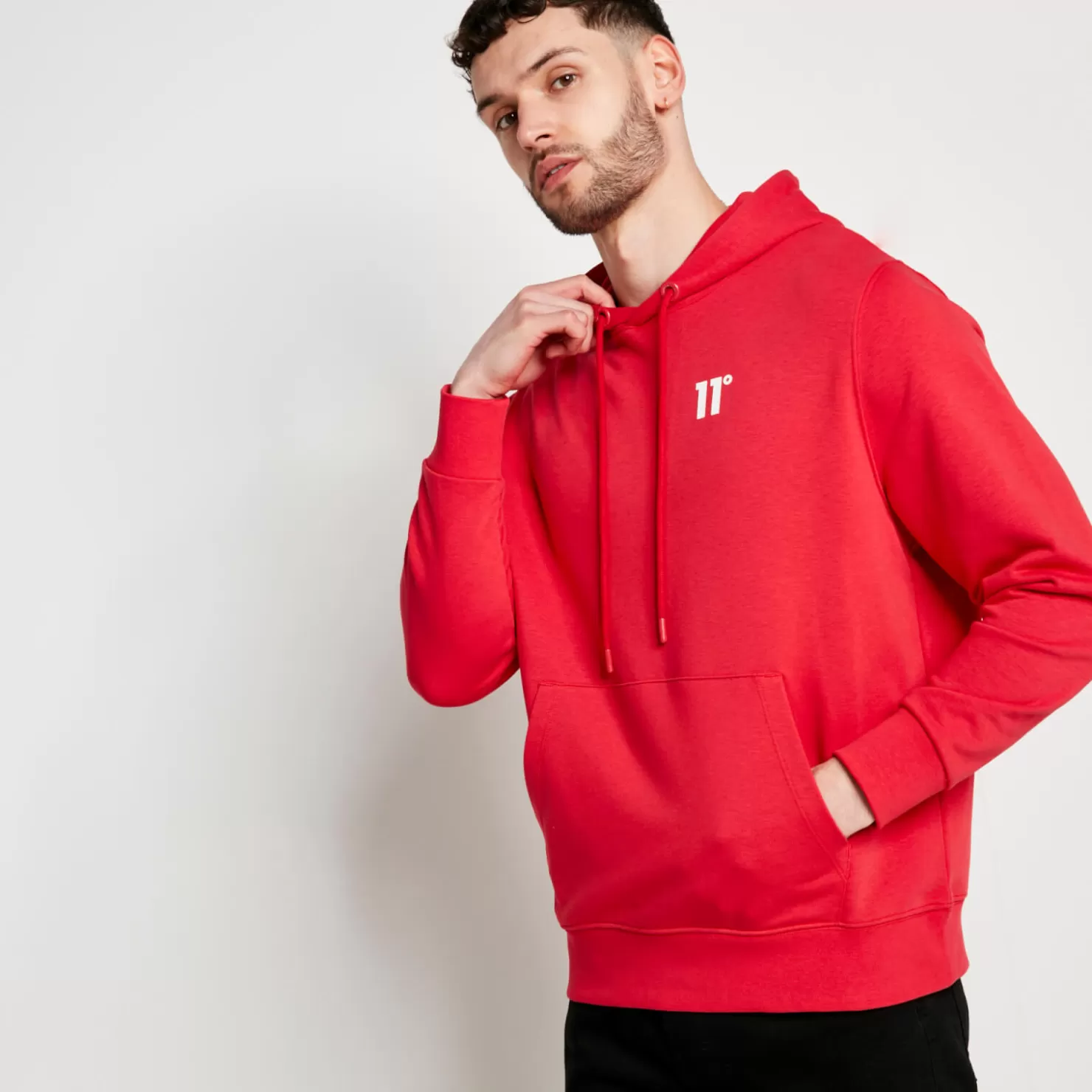 11 Degrees Hoodies<Core Hoodie – Goji Berry Red