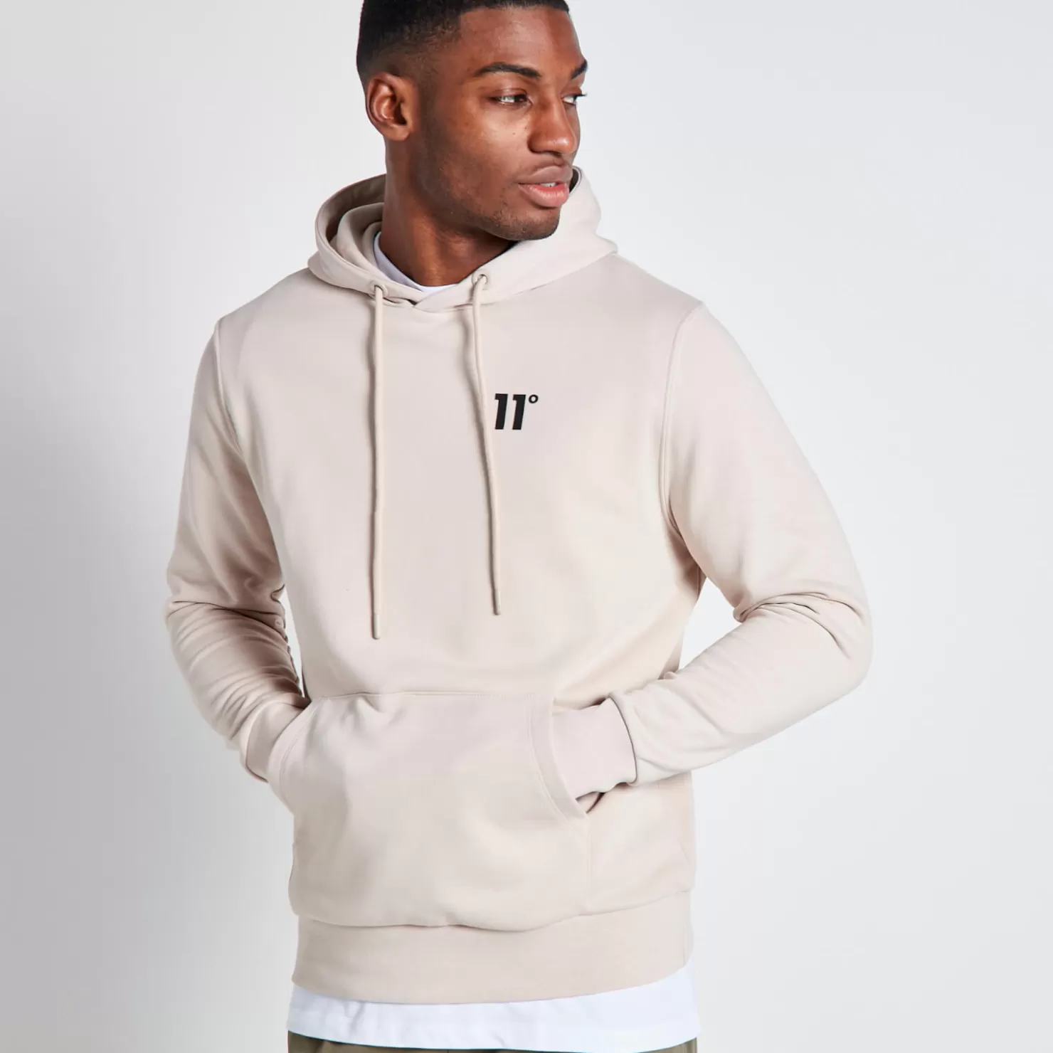 11 Degrees Hoodies<Core Hoodie – Stone