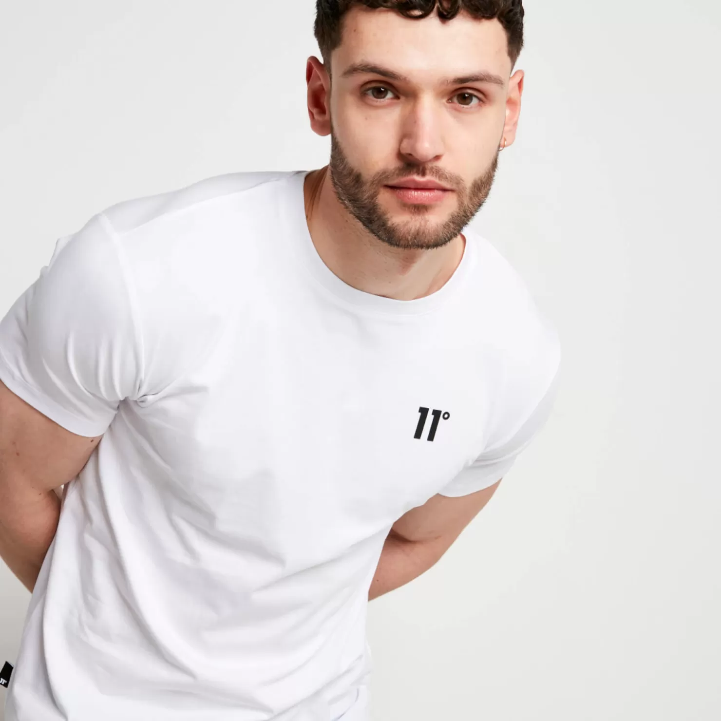 11 Degrees T-Shirts<Core Muscle Fit T-Shirt – White