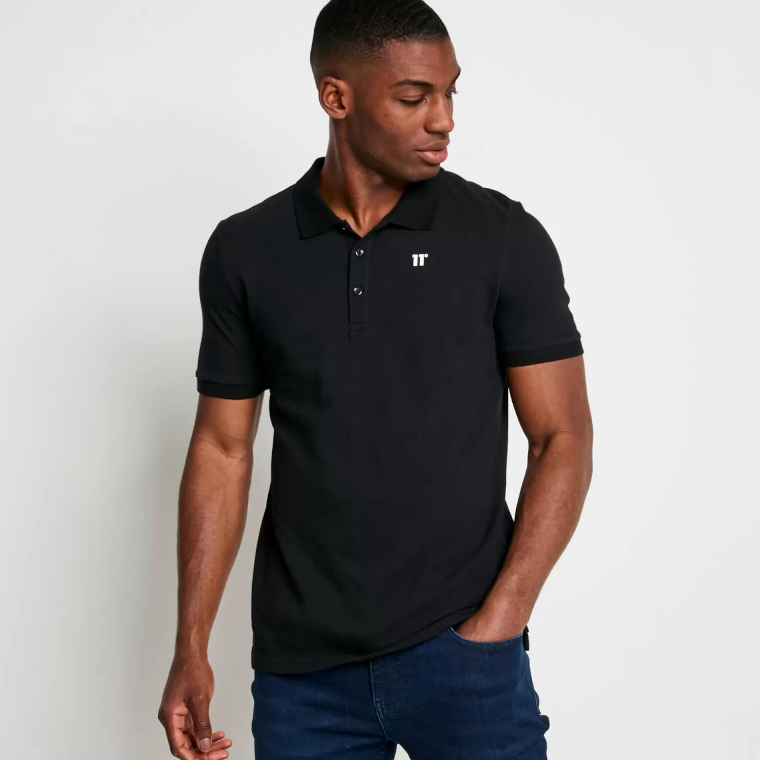 11 Degrees Polo Shirts<Core Polo Shirt – Black