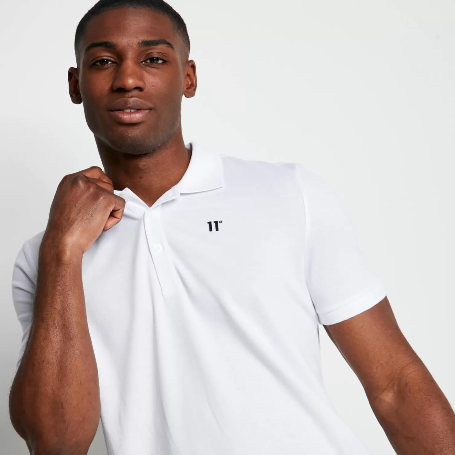 11 Degrees Polo Shirts<Core Polo Shirt – White