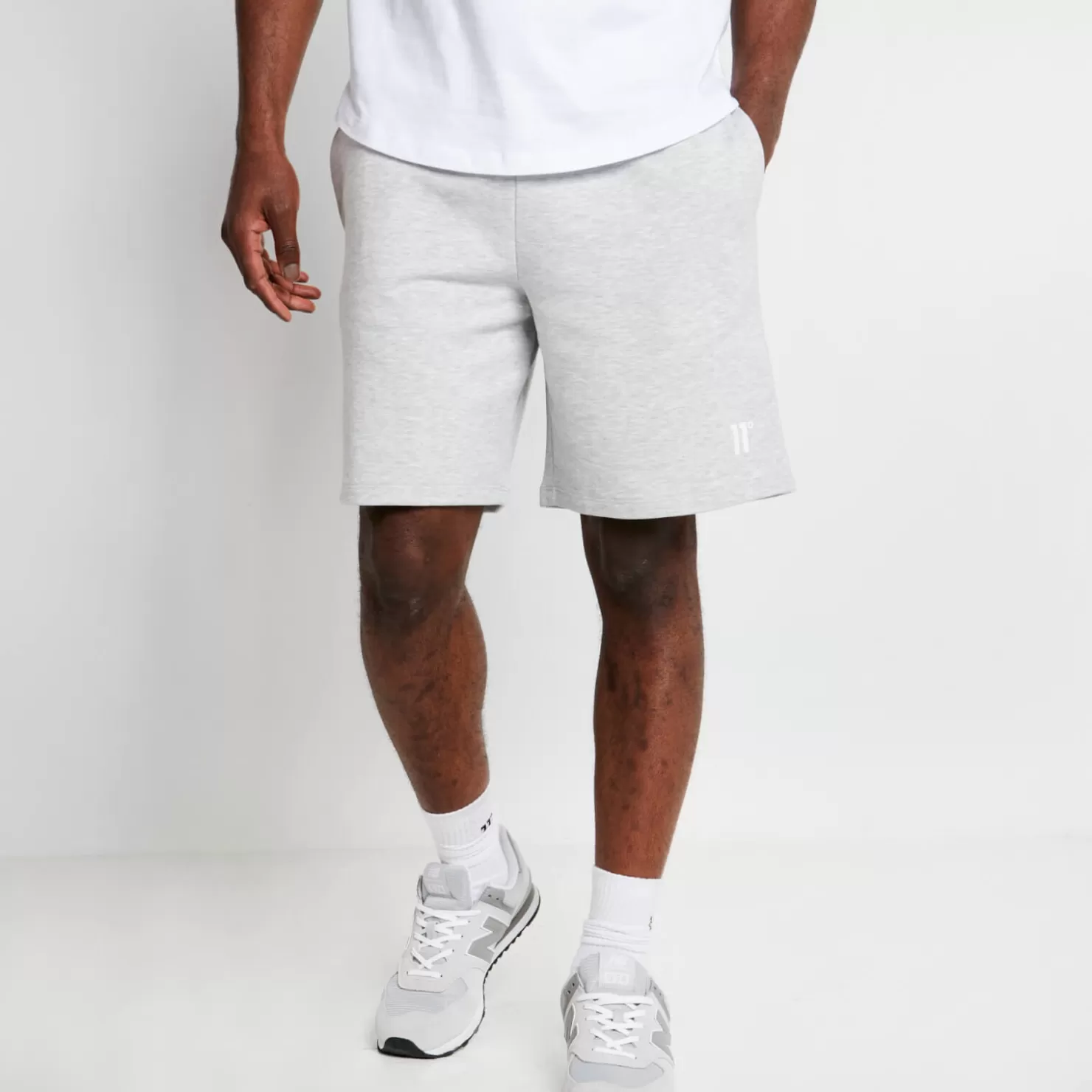 11 Degrees Shorts<Core Shorts – Grey Marl
