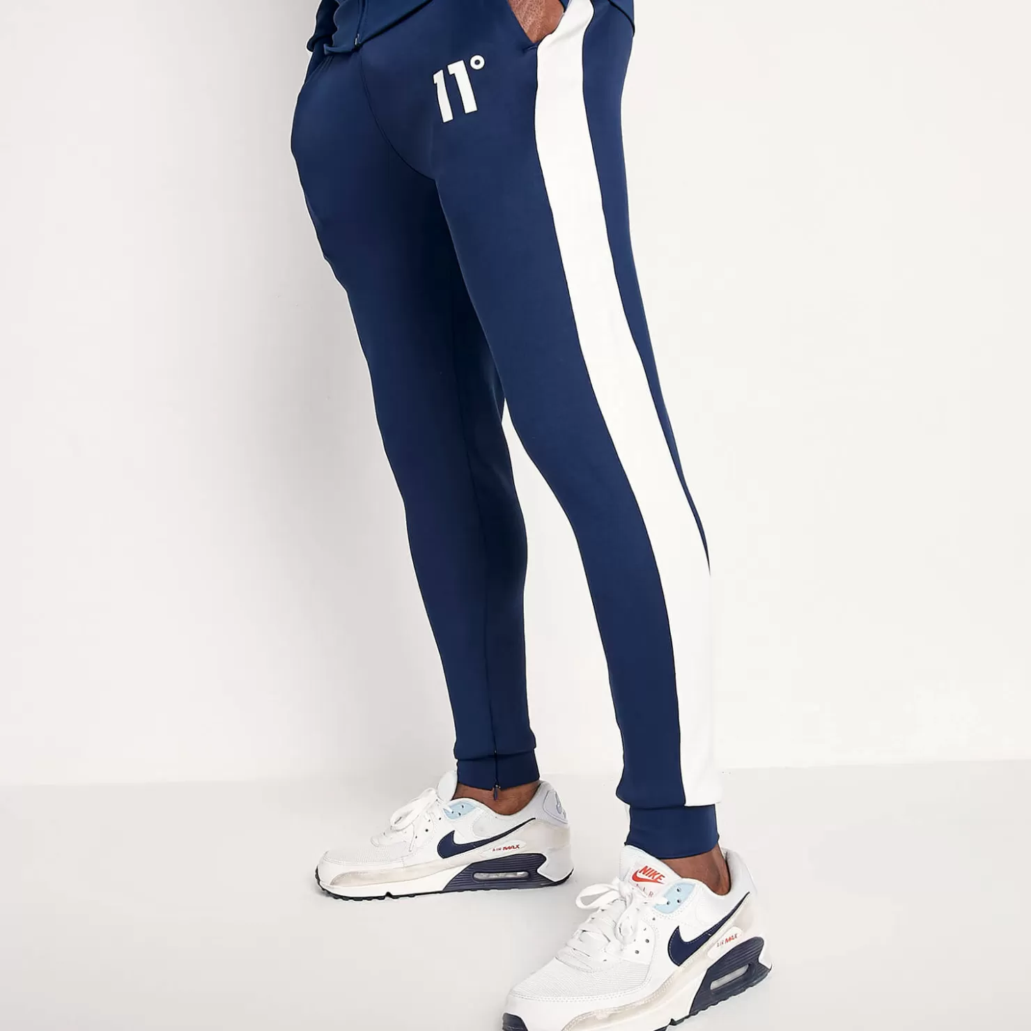 11 Degrees Tracksuits<Core Track Pants – Insignia / White