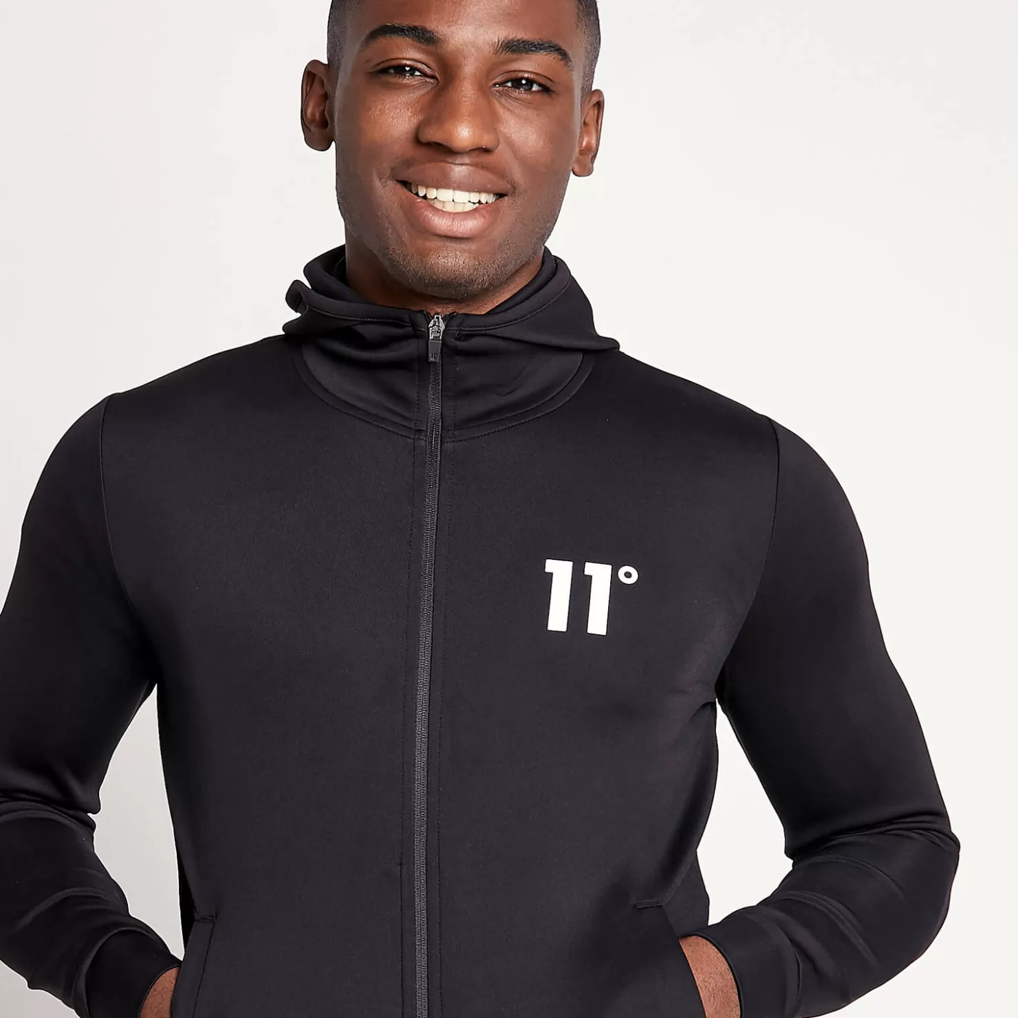 11 Degrees Tracksuits<Core Track Top – Black