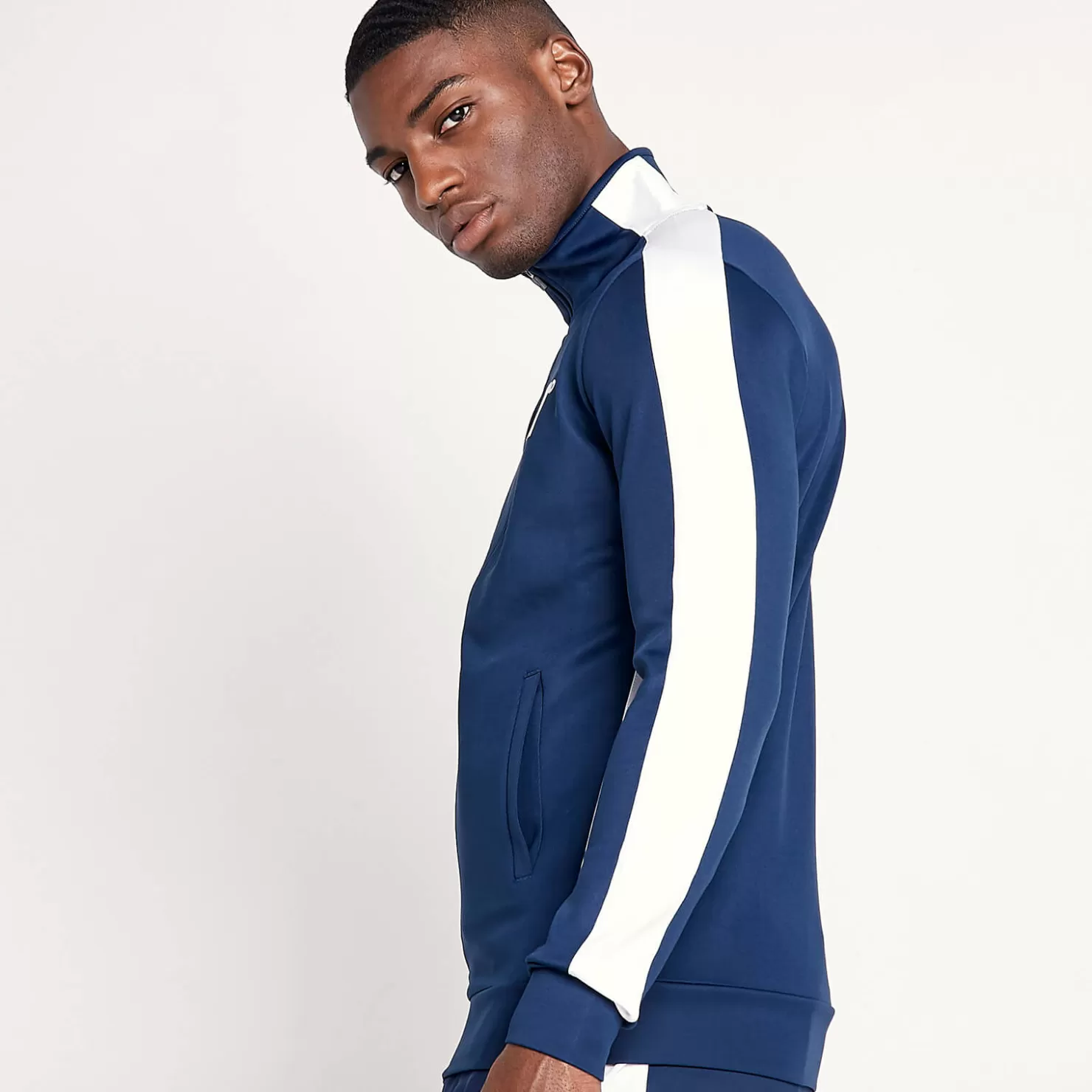 11 Degrees Tracksuits<Core Track Top – Insignia / White