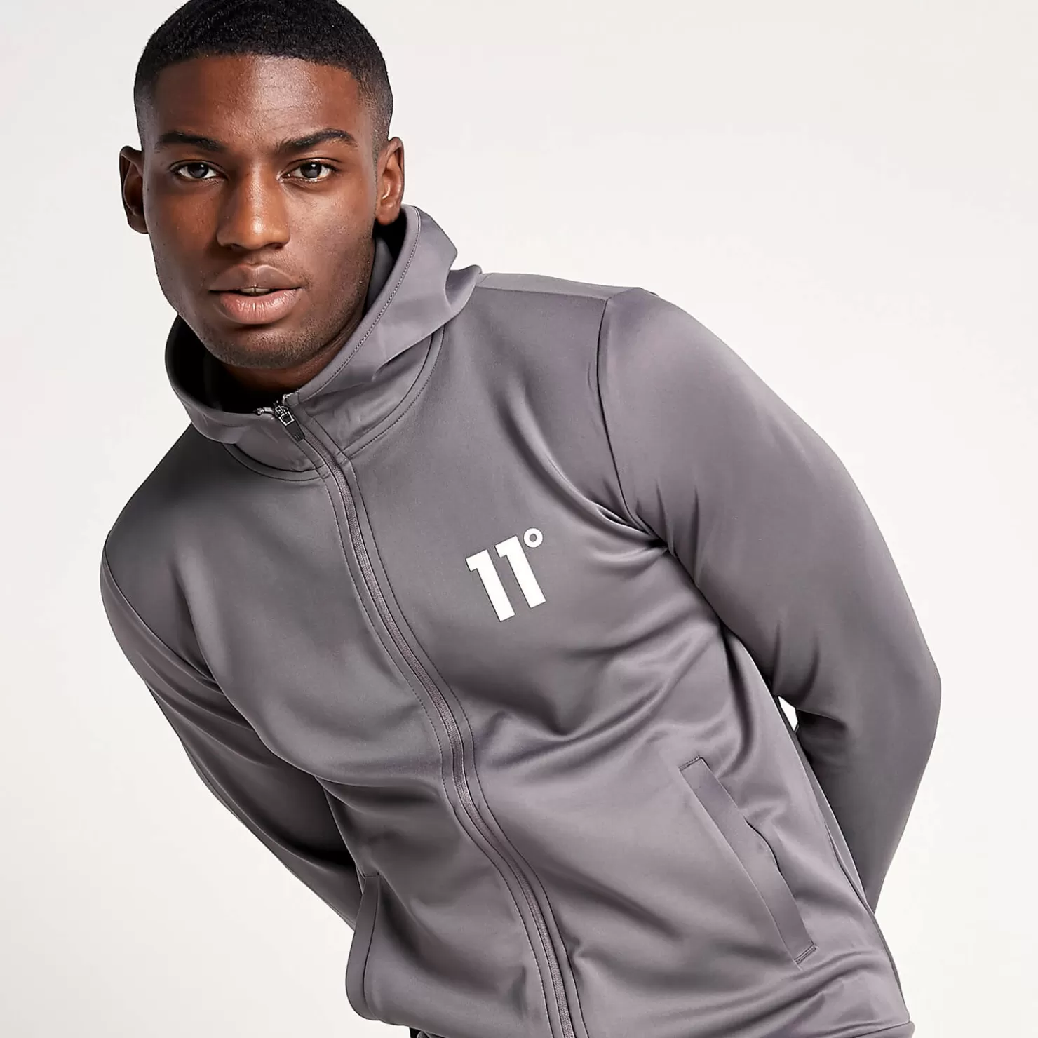 11 Degrees Tracksuits<Core Track Top – Steel
