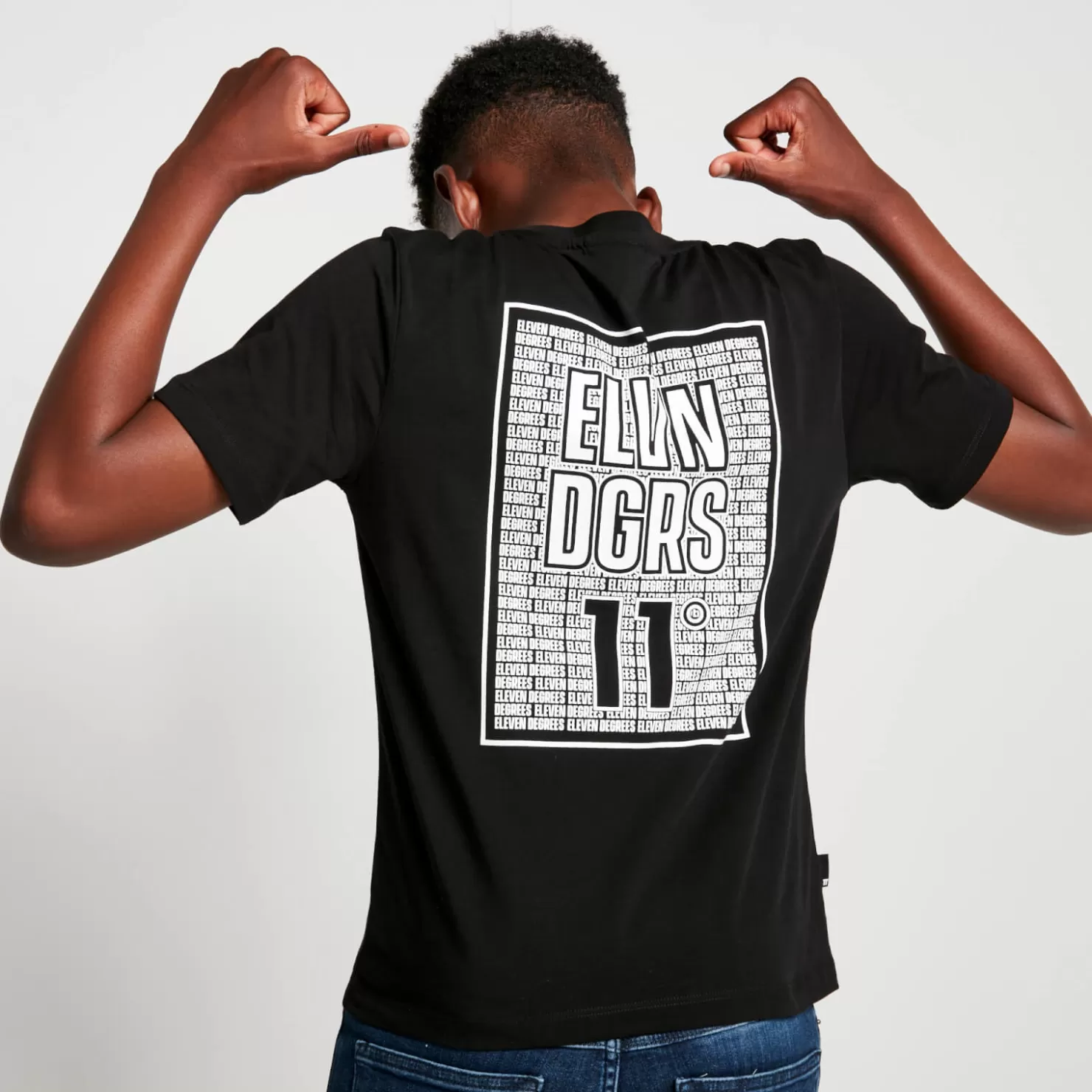 11 Degrees T-Shirts<Elvn Dgrs T-Shirt – Black