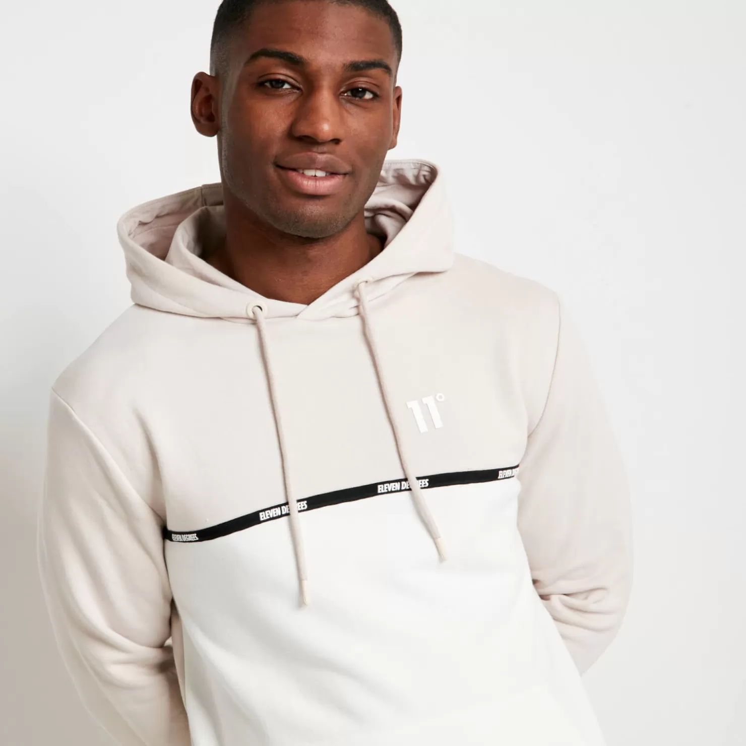 11 Degrees Hoodies<Energy Hoodie – Coconut / Stone