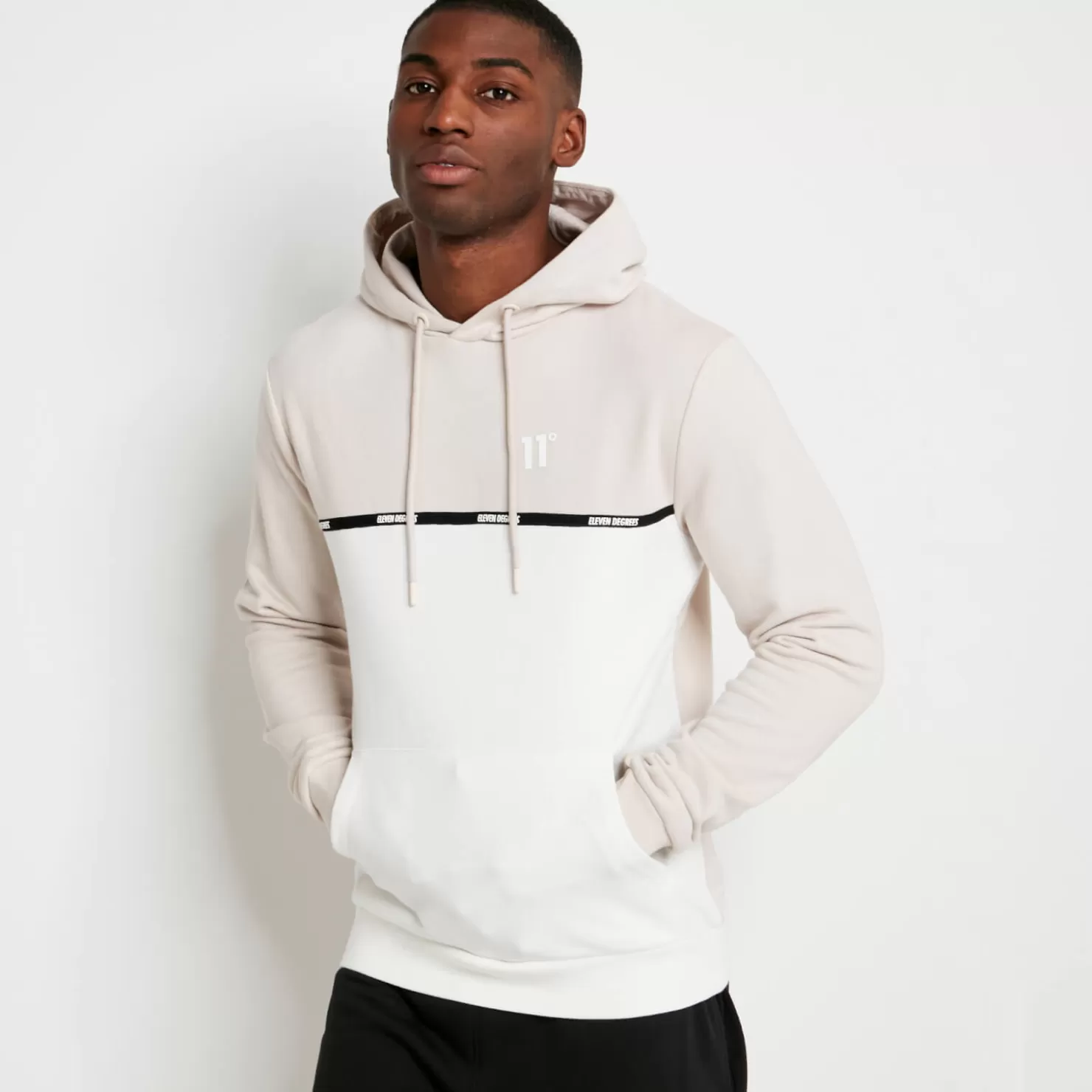 11 Degrees Hoodies<Energy Hoodie – Coconut / Stone