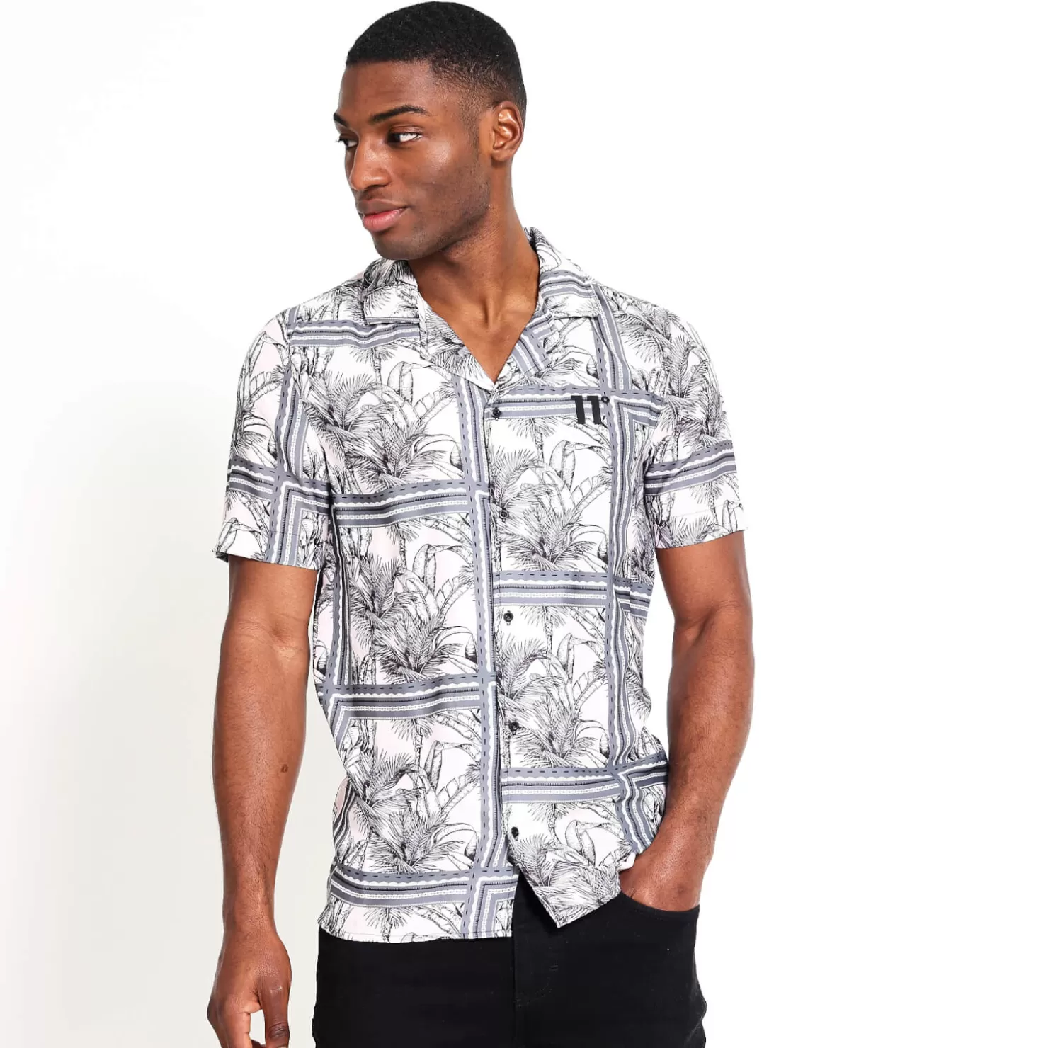 11 Degrees Shirts<Heat Shirt – Light Pink / Shadow Grey / White