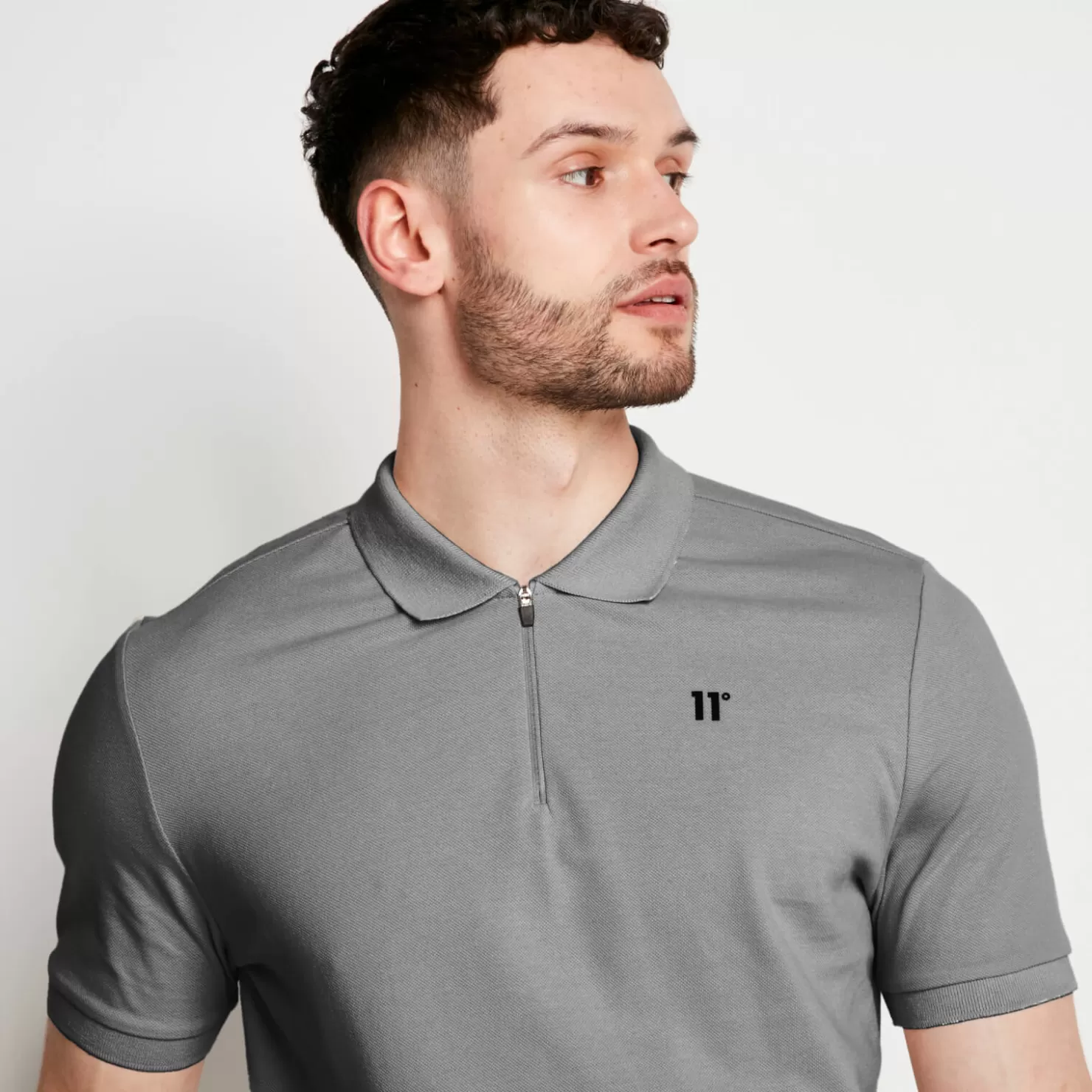 11 Degrees Polo Shirts<Smart Polo Shirt – Charcoal