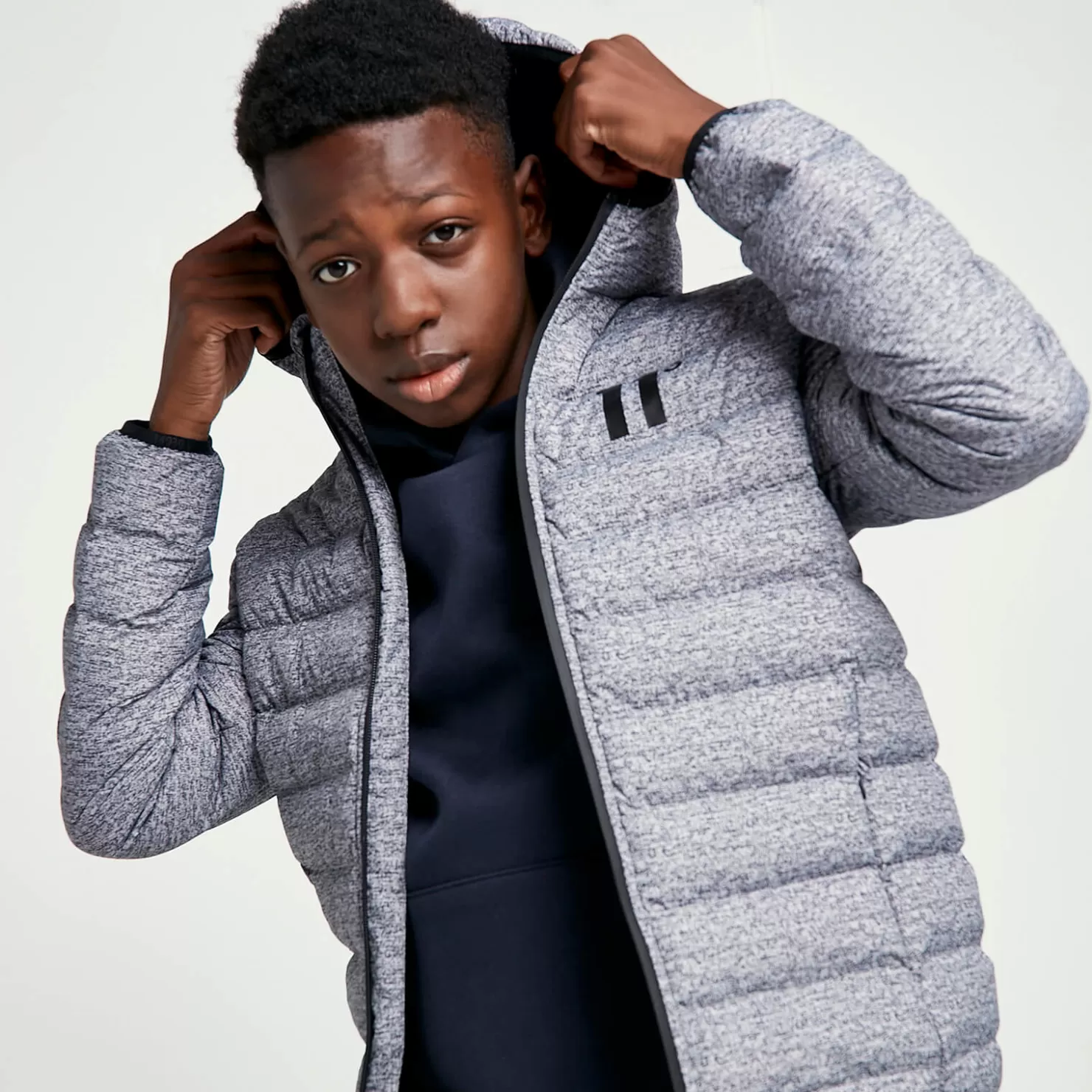 11 Degrees Jackets<Space Jacket – Grey Marl