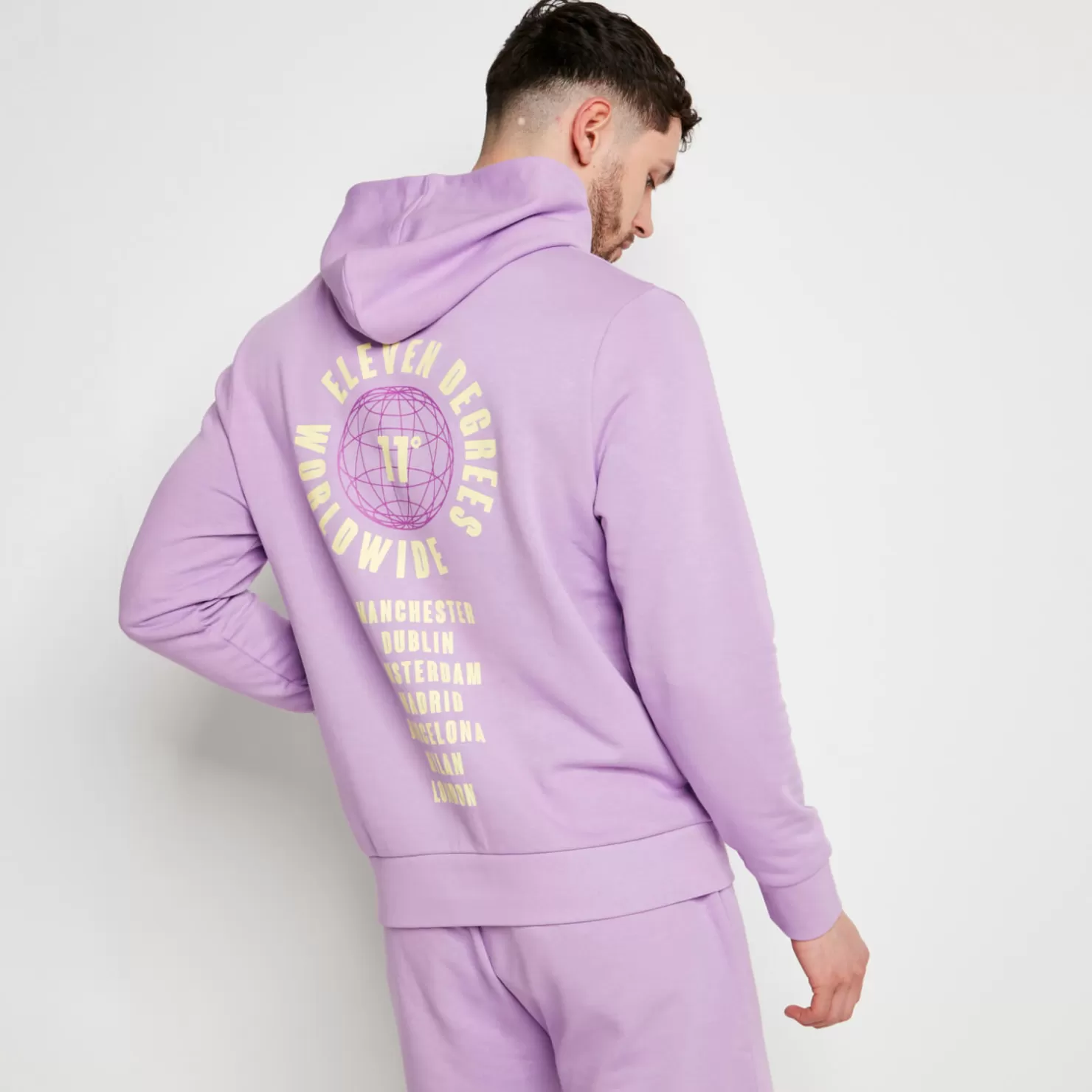 11 Degrees Hoodies<Worldwide X Hoodie – Digital Lavender
